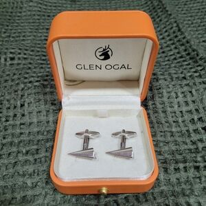 Glen Ogal - Luxury Origami Airplane Cufflinks